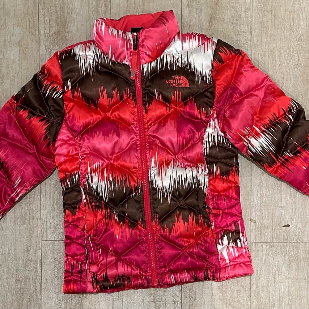 The North Face Kids Puffer Jacket - Red and Brown